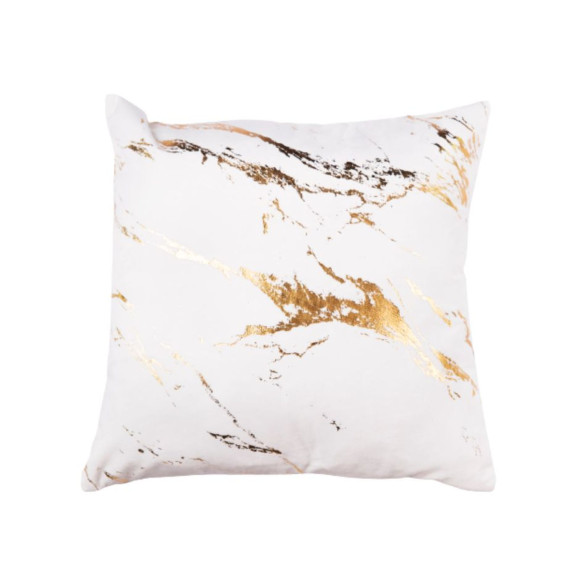 Poduszka ENDLESS CHIC 45x45 biały+złoty