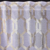 Firana z taśmą ROYAL CHIC 140x270 biały/złoty