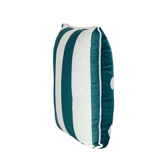 Poduszka drukowana 2S DUO CHIC 45x45 turkus