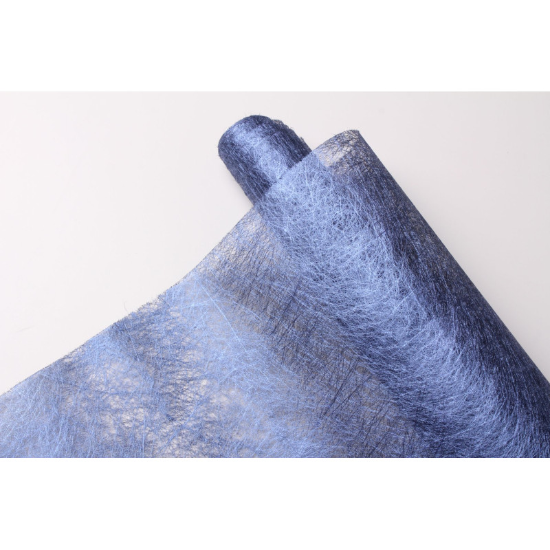 Tk. do dekoracji NON-WOVEN BŁYSK, 45/200 cm,granat