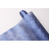 Tk. do dekoracji NON-WOVEN BŁYSK, 45/200 cm,granat