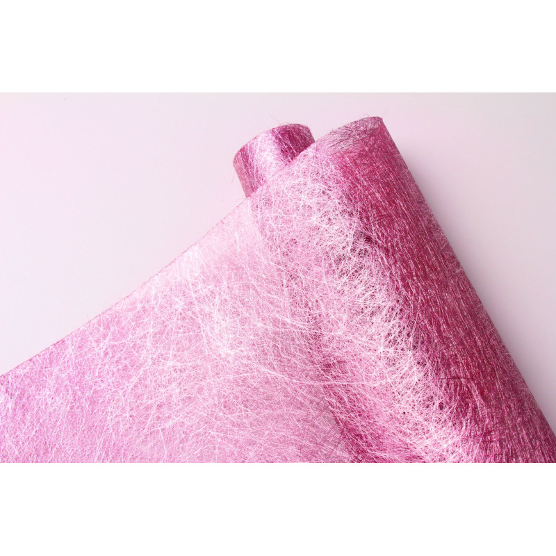 Tk. do dekoracji NON-WOVEN MAT, 45/200 cm, fuksja