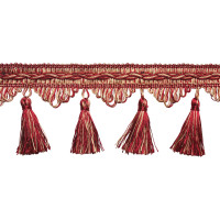 Taśma z frędzlami BPK-019, wys.7 cm, kolor PE71/46bz