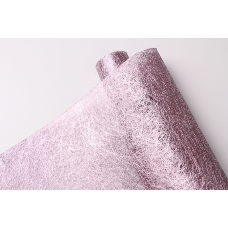 Tk. do dekoracji NON-WOVEN BŁYSK, 45/200 cm,różowy