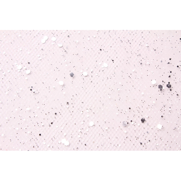 Tkanina do dekoracji TIUL BROKAT, 45/200cm,srebrny