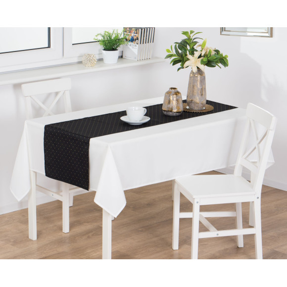 Bieżnik MIGOLD rozm. 40x140cm, kolor czarny