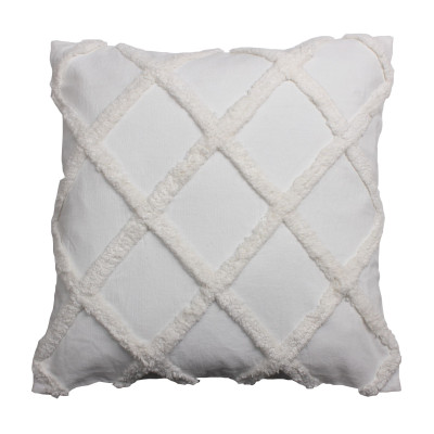 Poszewka ADEN 45x45cm, kolor kremowy