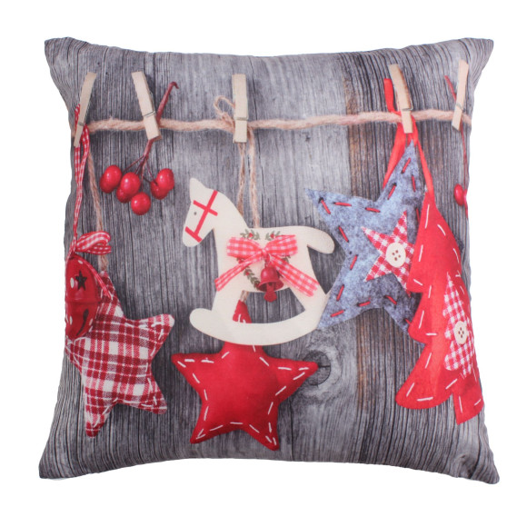 Poszewka drukowana OZDOBY 40x40 cm, druk