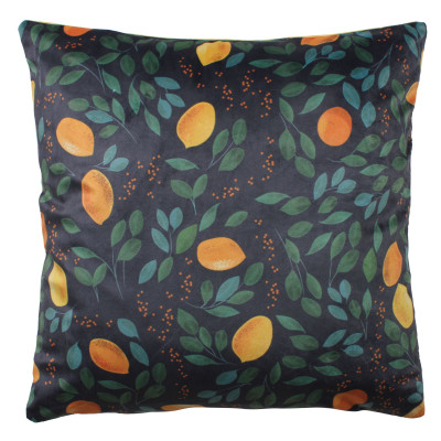 Poszewka CITRUS 45x45cm, kolor czarny