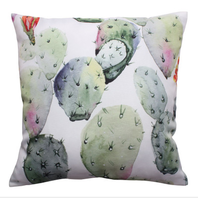 Poszewka KAKTUS, rozm 40x40 cm, kol zielony