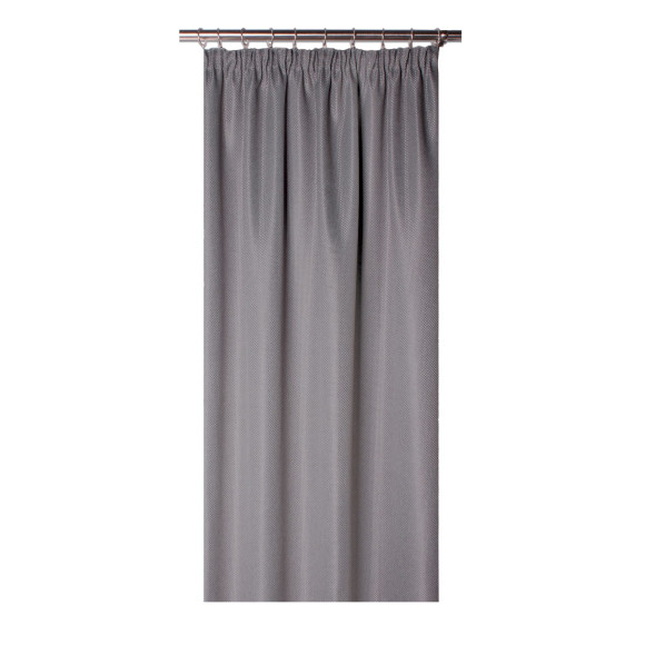 Zasłona z taśmą DARK 140x250