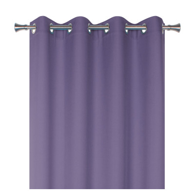 Zasłona z kółkami OXFORD 140x245cm, kolor fioletowy