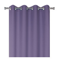 Zasłona z kółkami OXFORD 140x245cm, kolor fioletowy