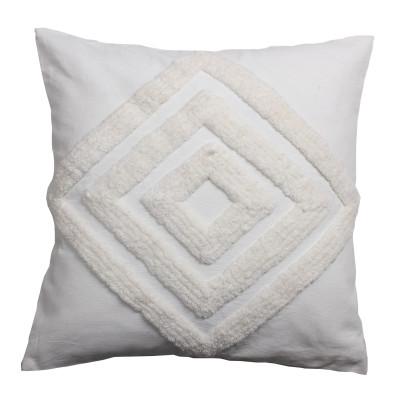 Poszewka DAHLIA 45x45cm, kolor kremowy