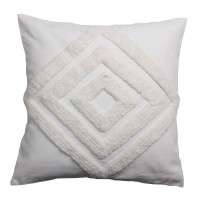 Poszewka DAHLIA 45x45cm, kolor kremowy