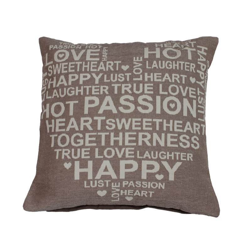 Poszewka PASSION rozm.40x40 cm kolor beżowy