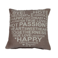 Poszewka PASSION rozm.40x40 cm kolor beżowy