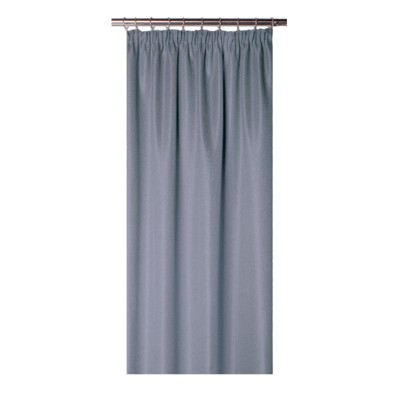 Zasłona z taśmą DARK 140x250