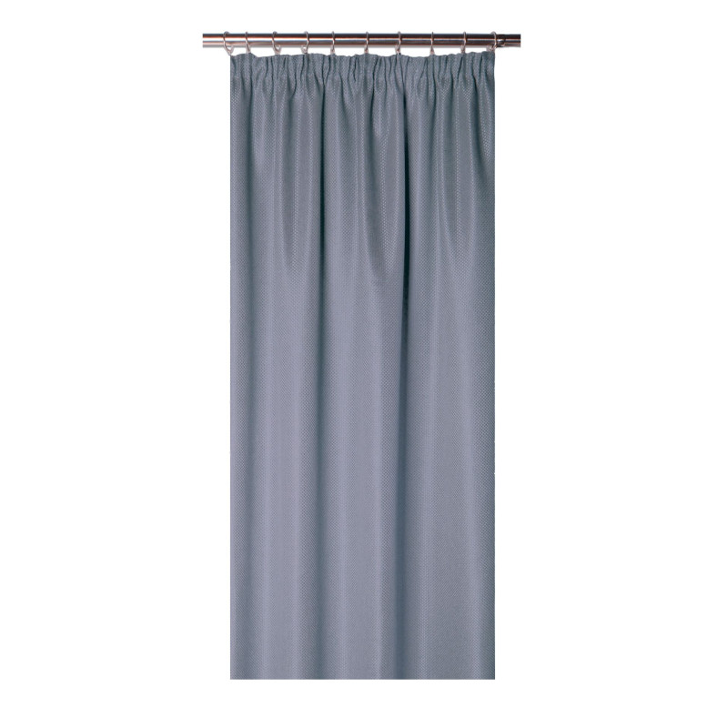 Zasłona z taśmą DARK 140x250