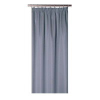 Zasłona z taśmą DARK 140x250