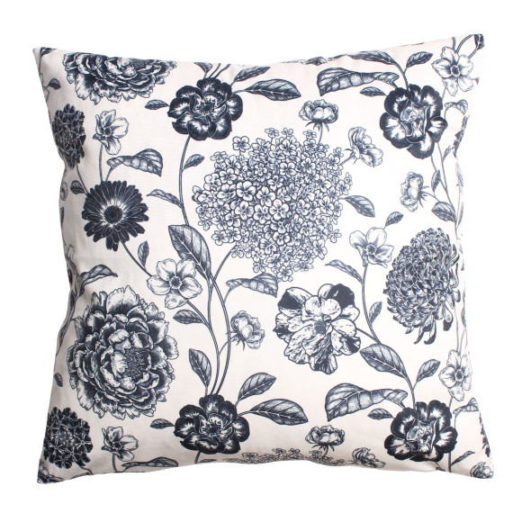 Poduszka BUQE rozm. 45x45cm, beżowo-czarna 2S