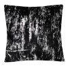 Poszewka DORE 45x45 cm, czarny/srebrny