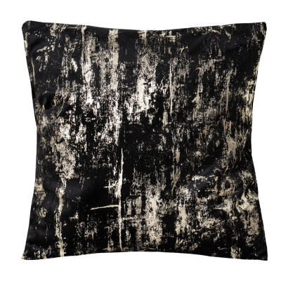 Poszewka DORE 45x45 cm, czarny/złoty