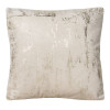 Poszewka DORE 45x45 cm, ecru/złoty