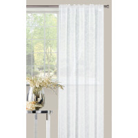  Firana z taśmą SILVER CHIC 140x270 biały