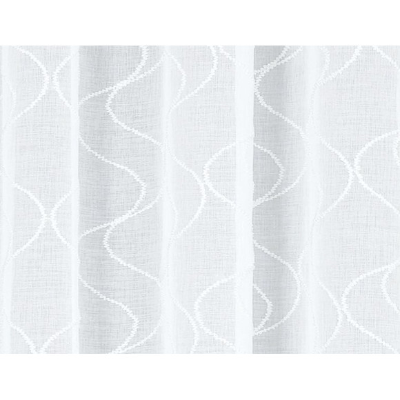  Firana z taśmą SILVER CHIC 140x270 biały