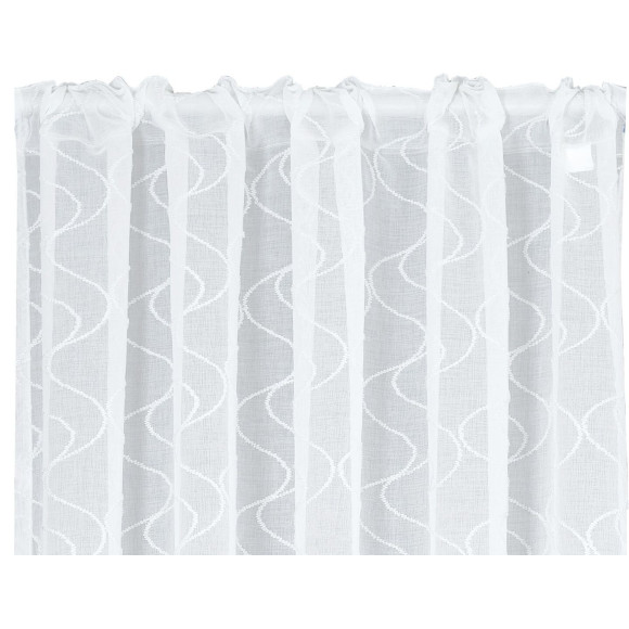  Firana z taśmą SILVER CHIC 140x270 biały