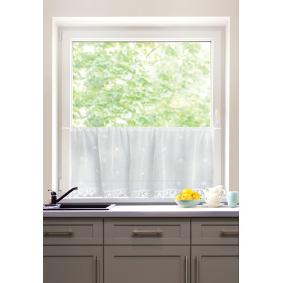 firanka zazdrostka, ZAZA, tunel, 60x140, biała