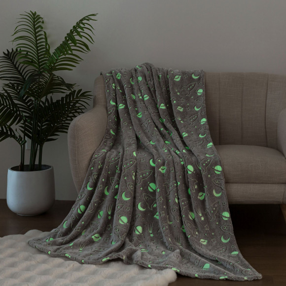 Koc świecący w ciemności ORBI rozmiar 130/170cm