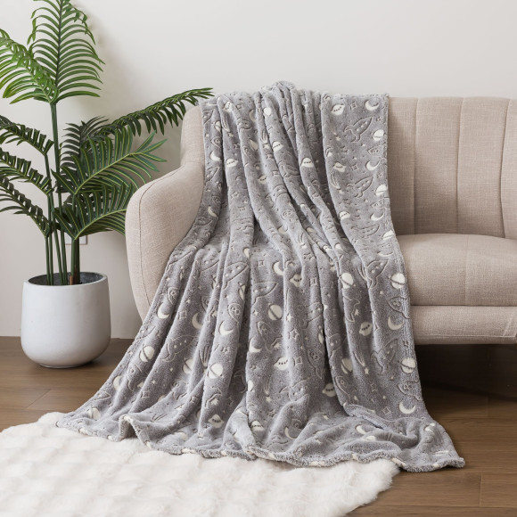 Koc świecący w ciemności ORBI rozmiar 130/170cm