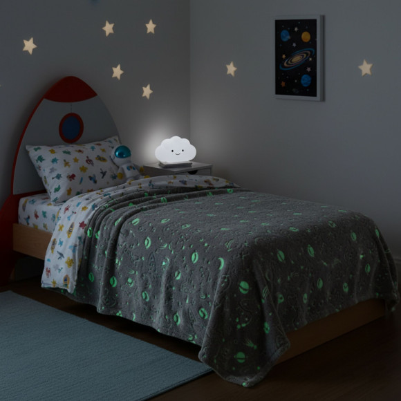 Koc świecący w ciemności ORBI rozmiar 130/170cm