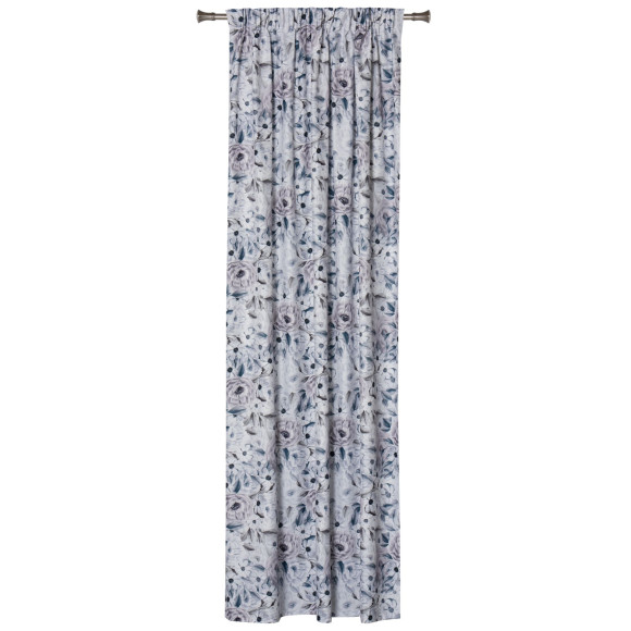 Zasłona z taśmą BELLIS 140x260 cm kolor szary