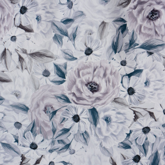 Zasłona z taśmą BELLIS 140x260 cm kolor szary