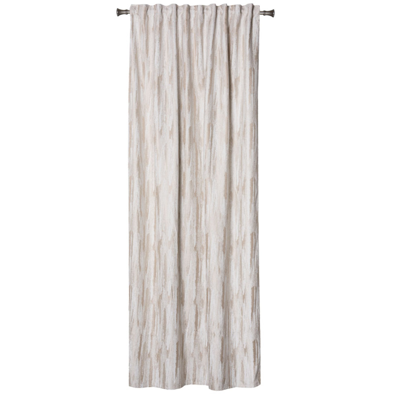 Zasłona z taśmą LUXA 140x260 cm, kolor beżowy