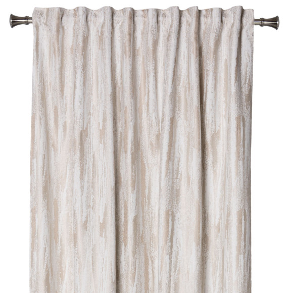 Zasłona z taśmą LUXA 140x260 cm, kolor beżowy