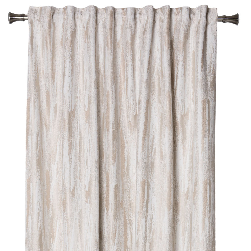 Zasłona z taśmą LUXA 140x260 cm, kolor beżowy