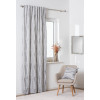 Zasłona z taśmą LUXA 140x260 cm, kolor szary