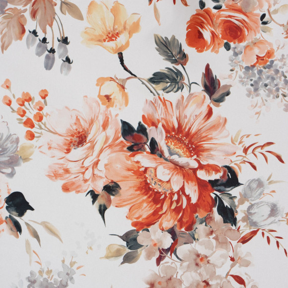 Zasłona z taśmą SARAH 140x260 cm kolor ecru