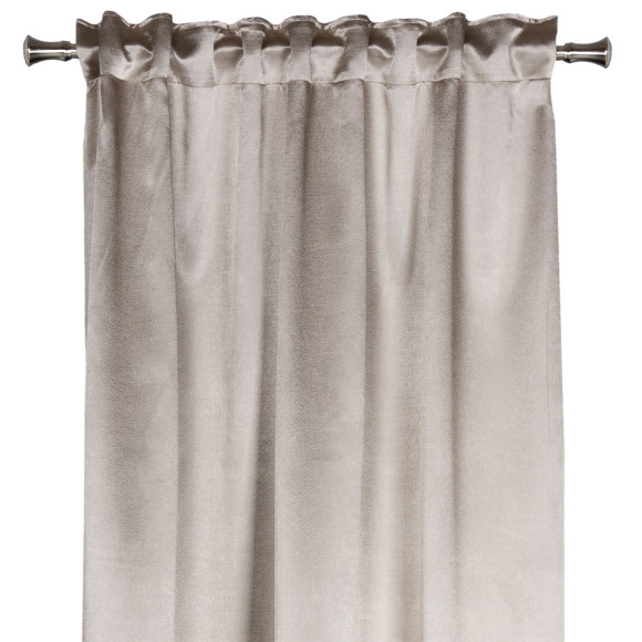 Zasłona z taśmą SOLEA,140x260, kolor złoty