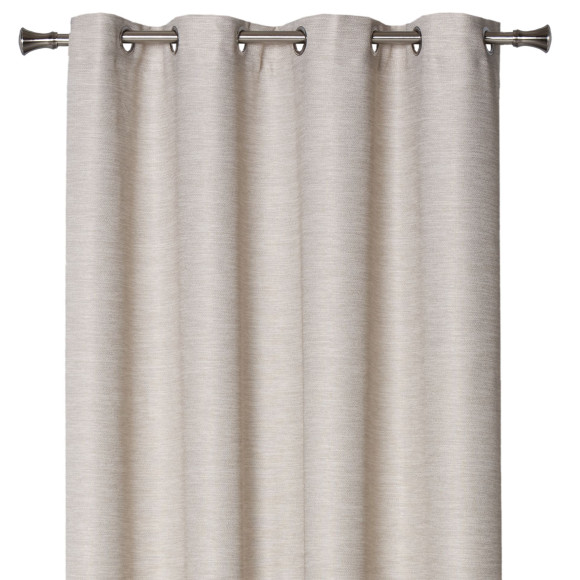 Zasłona z kółkami TESSU 140x260cm, kolor jasnoszary