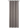 Zasłona z kółkami TESSU 140x260cm, kolor szary