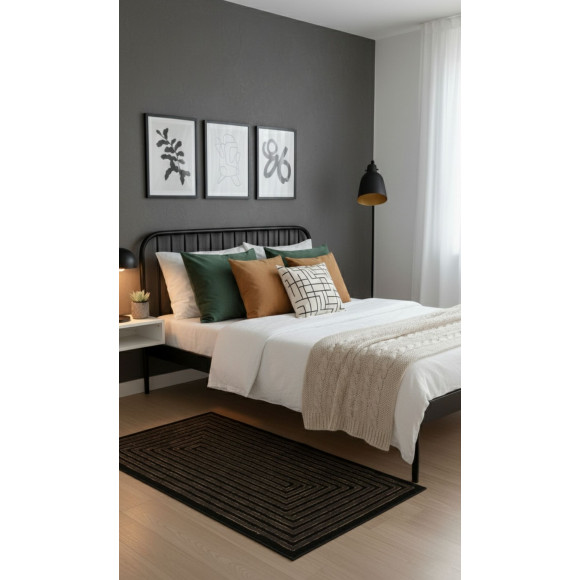 Dywan tkany Lauren, sunset, 80x140cm, kolor cza-sza