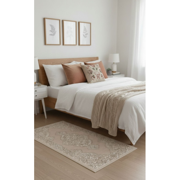 Dywan tkany Straton, sunset, 80x140cm, kolor beżowy