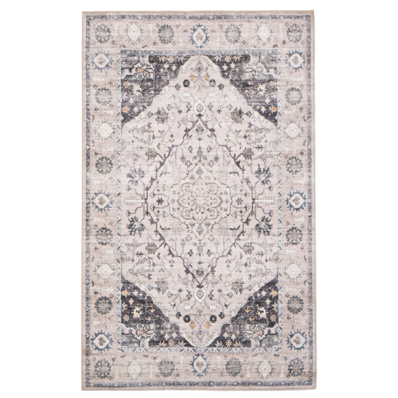 Dywan druk. Kanoya,mikrofibra,80x140cm,beżowy