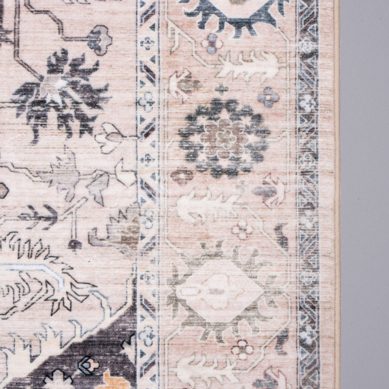 Dywan druk. Kanoya,mikrofibra,80x140cm,beżowy