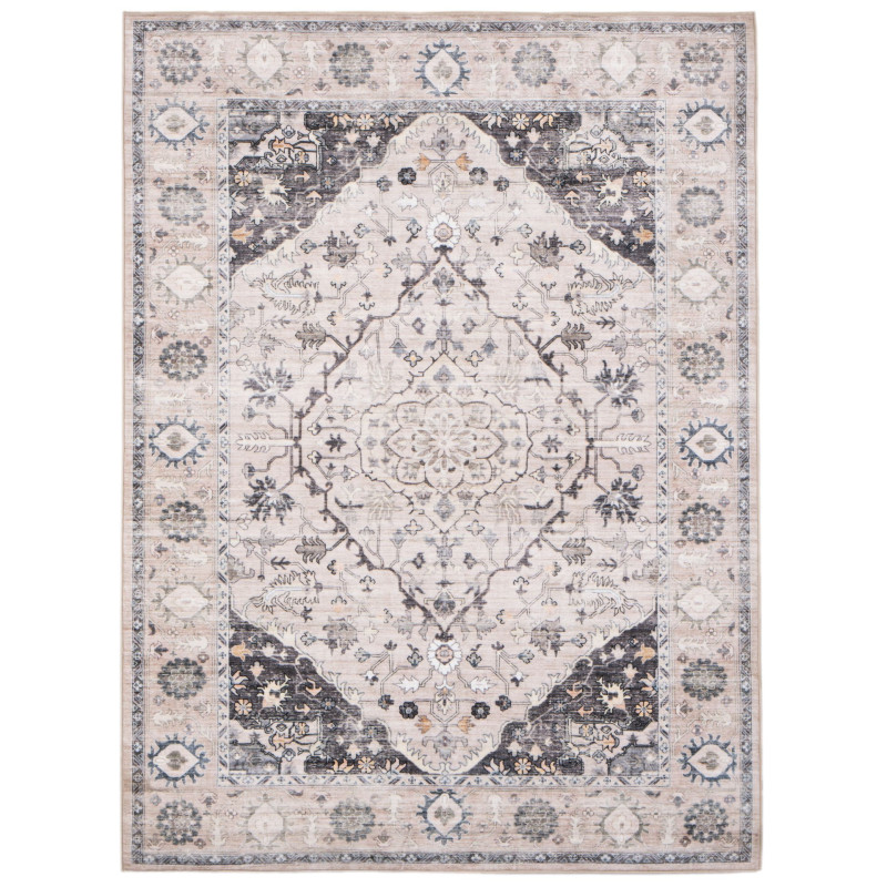 Dywan druk. Kanoya,mikrofibra,120x160cm,beżowy